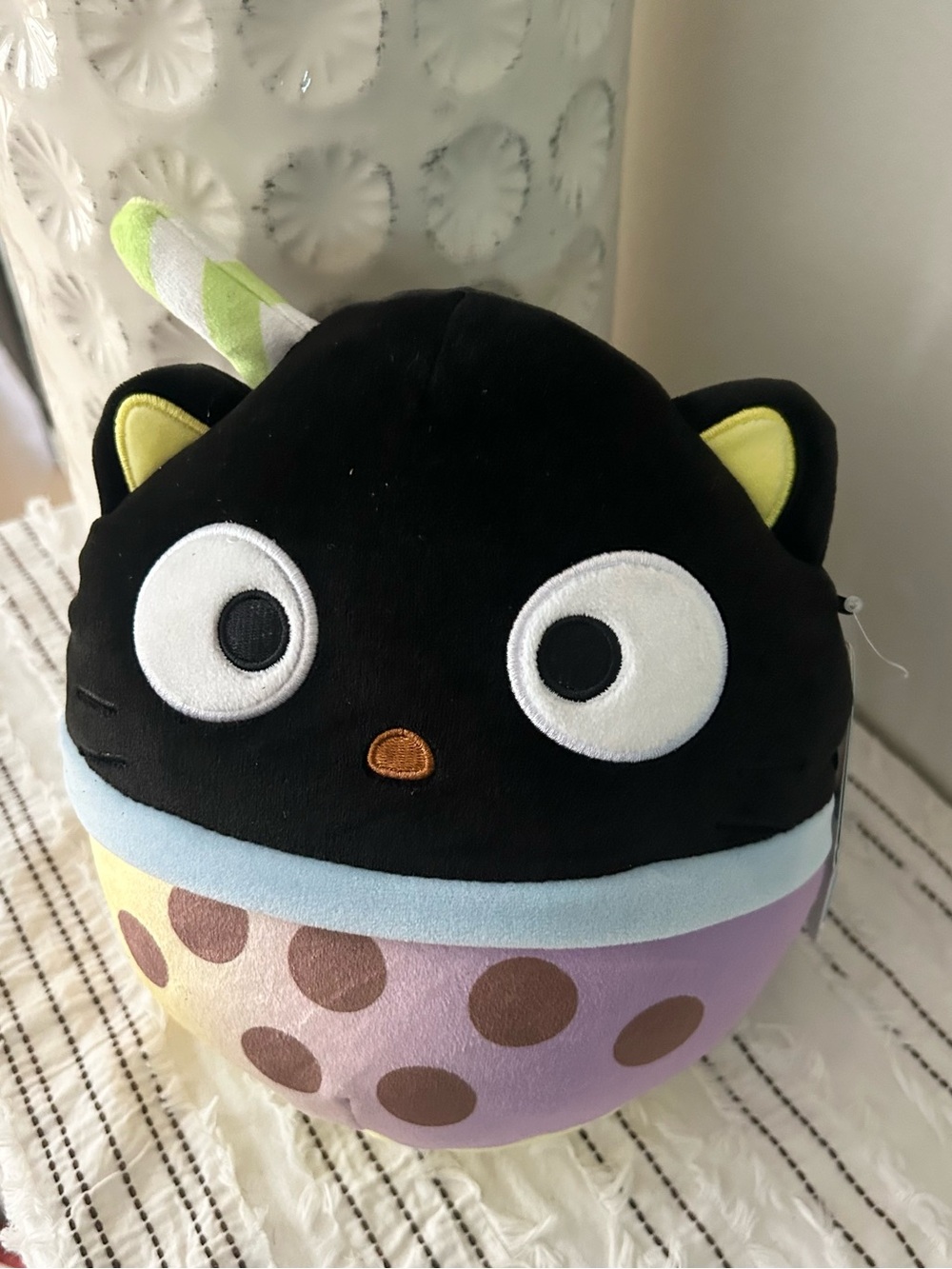 ⭐️ NEW Squishmallows Sanrio Boba Chococat 7” Plush Hello Kitty & Friends